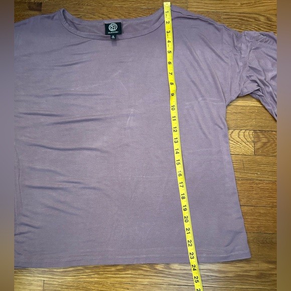 Bobeau Double Ruffle Bell Sleeve Top Women’s Size Medium - Picture 6 of 7